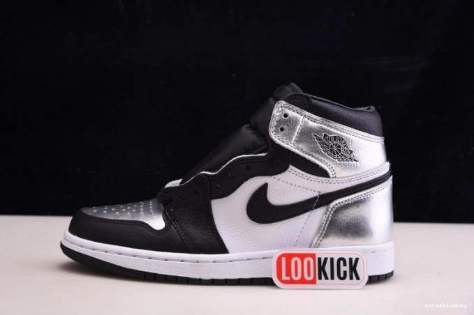 JORDAN WMNS HIGH OG 1 AIR CD0461-001 TOE SILVER 1206